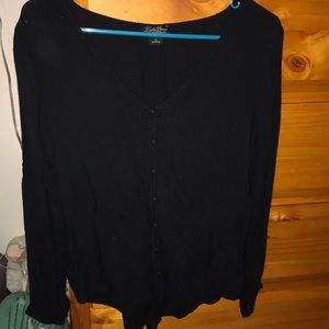 Black lucky brand blouse